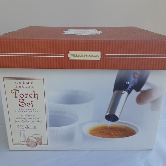 WILLIAMS SONOMA CREME BRULEE TORCH SET 4 CULINARY - Picture 8 of 13